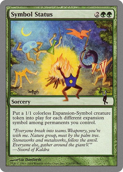 Symbol Status (UNH) #114 Uncommon (Lightly Played) Unhinged Magic: The Gathering: 2004