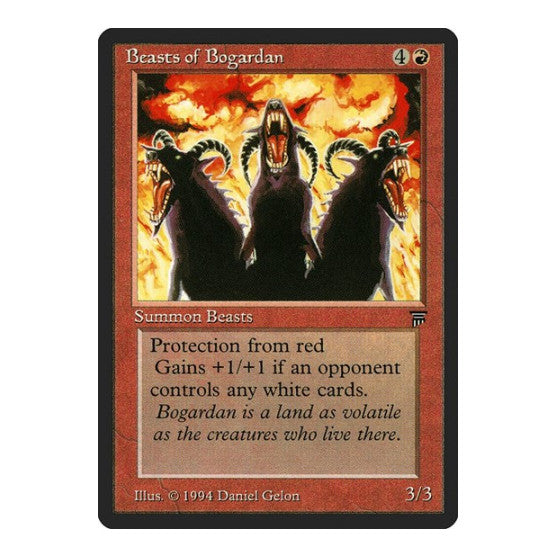 Beasts of Bogardan (LEG) #133 Uncommon (Lightly Played) Legends Magic: The Gathering: 1994
