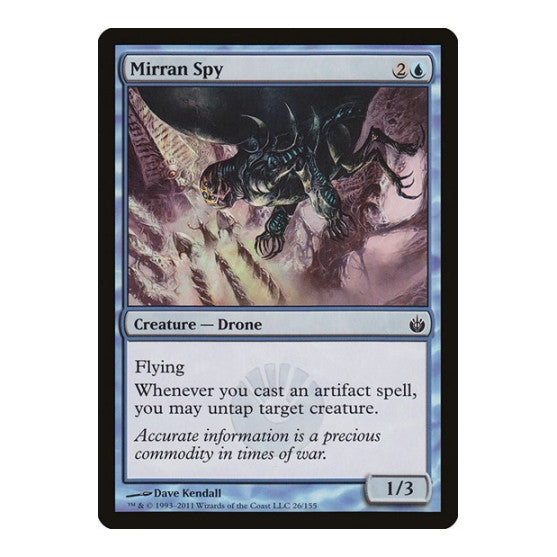 Mirran Spy (MBS) #26 Common (Lightly Played) Mirrodin Besieged Magic: The Gathering: 2011