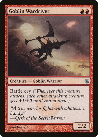 Goblin Wardriver (MBS) #64 Uncommon (Moderately Played) Mirrodin Besieged Magic: The Gathering: 2011