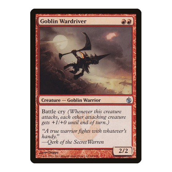 Goblin Wardriver (MBS) #64 Uncommon Mirrodin Besieged Magic: The Gathering: 2011