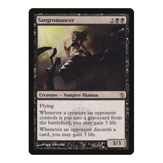 Sangromancer (MBS) #53 Rare (Lightly Played) Mirrodin Besieged Magic: The Gathering: 2011