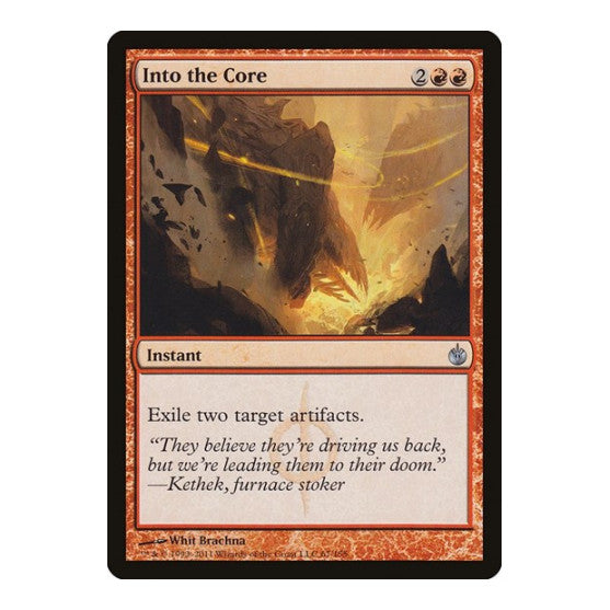Into the Core (MBS) #67 Uncommon (Lightly Played) Mirrodin Besieged Magic: The Gathering: 2011
