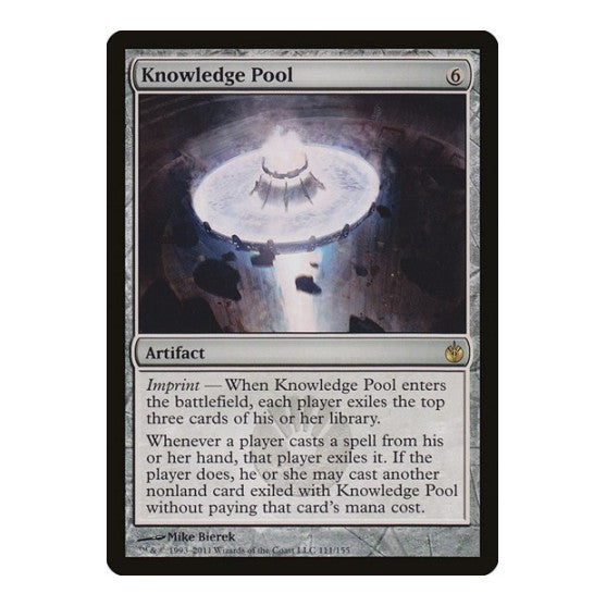Knowledge Pool (MBS) #111 Rare (Moderately Played) Mirrodin Besieged Magic: The Gathering: 2011