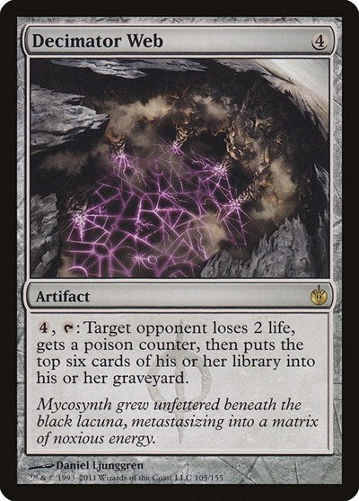 Decimator Web (MBS) #105 Rare Mirrodin Besieged Magic: The Gathering: 2011