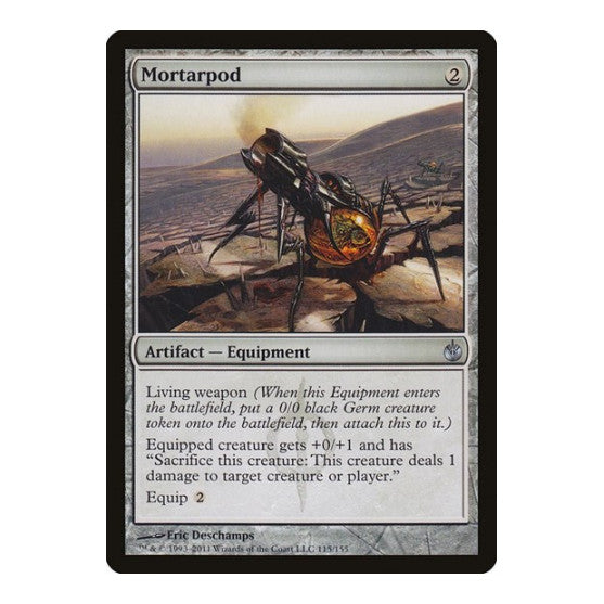 Mortarpod (MBS) #115 Uncommon (Lightly Played) Mirrodin Besieged Magic: The Gathering: 2011