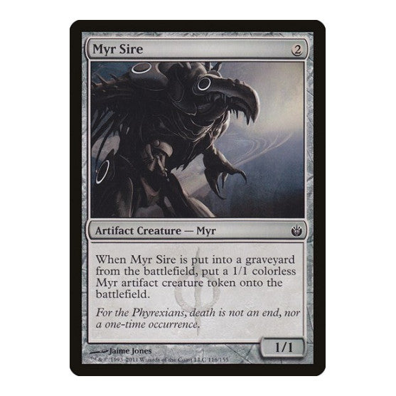 Myr Sire (MBS) #116 Common Mirrodin Besieged Magic: The Gathering: 2011