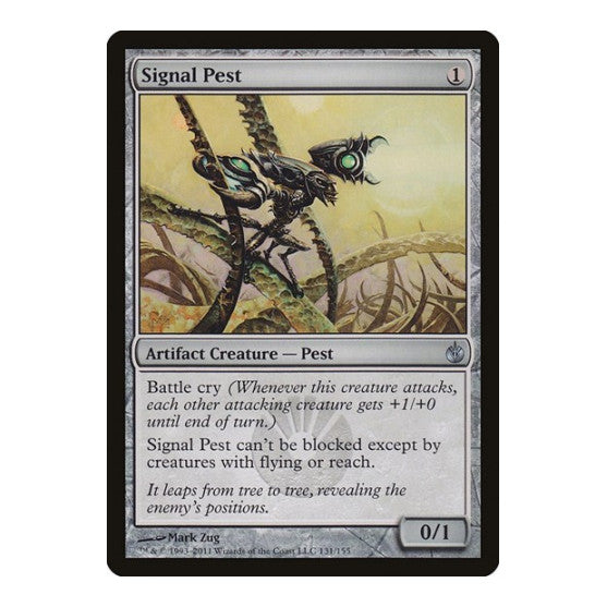 Signal Pest (MBS) #131 Uncommon Mirrodin Besieged Magic: The Gathering: 2011