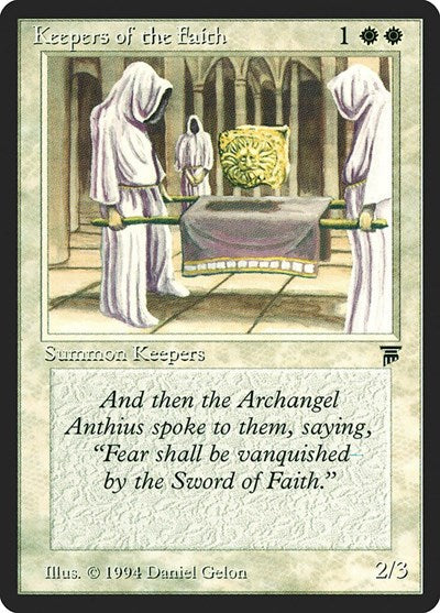 Keepers of the Faith (LEG) #24 Common (Lightly Played) Legends Magic: The Gathering: 1994