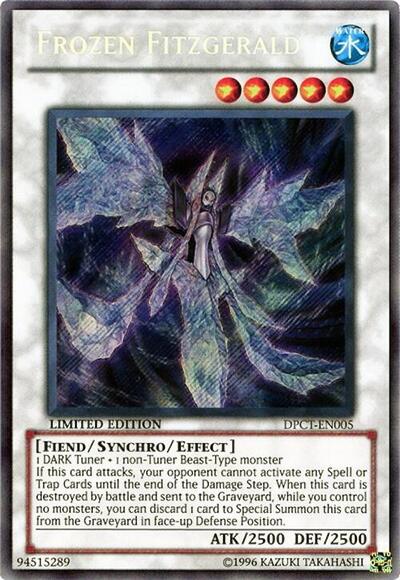 Frozen Fitzgerald (DPCT/DPC5) #DPCT-EN005 Secret Rare (Limited Near Mint) 2011 Duelist Pack Tin YuGiOh: 2011
