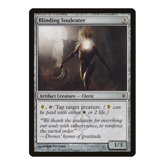 Blinding Souleater (NPH) #131 Common (Lightly Played) New Phyrexia Magic: The Gathering: 2011