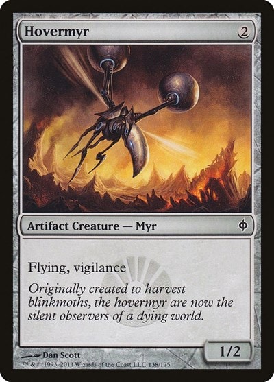 Hovermyr (NPH) #138 Common (Moderately Played) New Phyrexia Magic: The Gathering: 2011