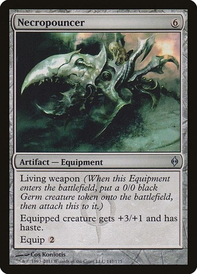 Necropouncer (NPH) #147 Uncommon (Moderately Played) New Phyrexia Magic: The Gathering: 2011