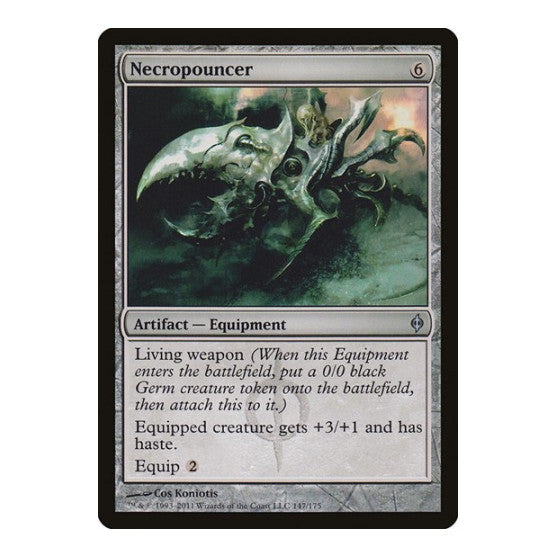 Necropouncer (NPH) #147 Uncommon (Moderately Played) New Phyrexia Magic: The Gathering: 2011