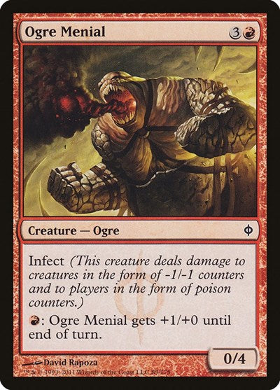 Ogre Menial (NPH) #89 Common (Lightly Played) New Phyrexia Magic: The Gathering: 2011