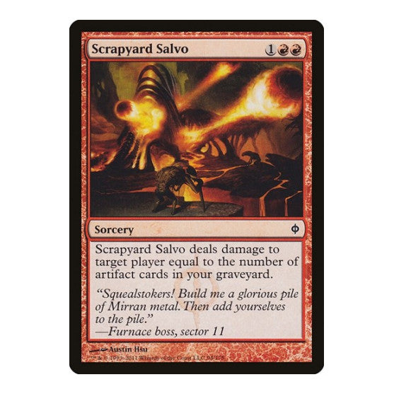 Scrapyard Salvo (NPH) #94 Common (Lightly Played) New Phyrexia Magic: The Gathering: 2011