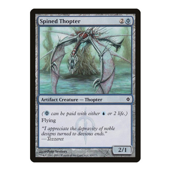 Spined Thopter (NPH) #45 Common (Lightly Played) New Phyrexia Magic: The Gathering: 2011
