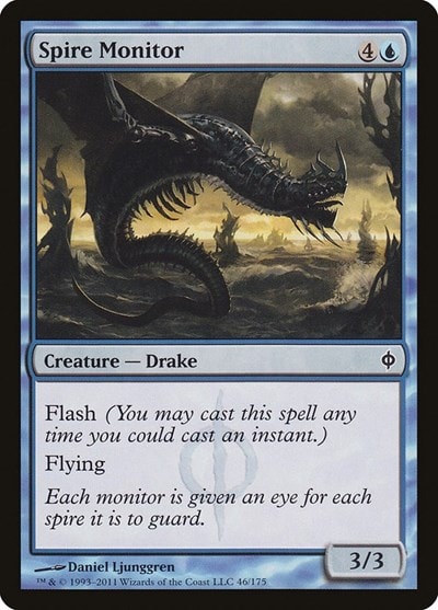 Spire Monitor (NPH) #46 Common (Moderately Played) New Phyrexia Magic: The Gathering: 2011