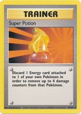 Super Potion (BS) #090/102 Uncommon Base Set Pokemon: 1999