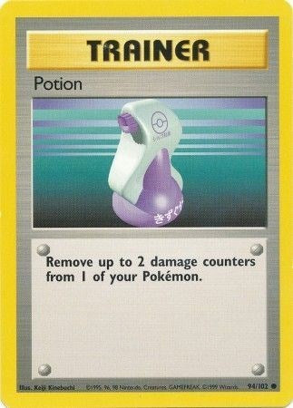 Potion (BS) #094/102 Common Base Set Pokemon: 1999