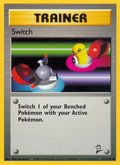 Switch (BS2) #123/130 Common Base Set 2 Pokemon: 2000