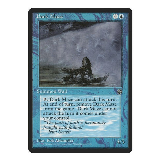 Dark Maze (HML) #25a Common Homelands Magic: The Gathering: 1995