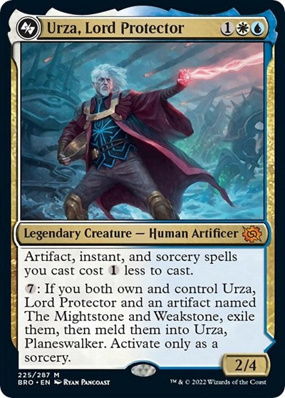 Urza Lord Protector (BRO) #225 Mythic Rare (Foil Near Mint) The Brothers' War Magic: The Gathering: 2022