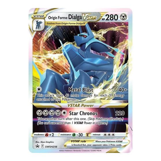 Origin Forme Dialga VSTAR (SWSD) #SWSH256 Promo (Holofoil Near Mint) SWSH: Sword & Shield Promo Cards Pokemon: 2019