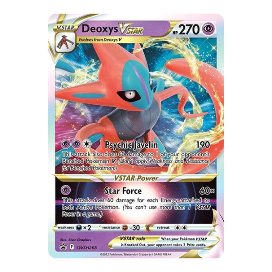 Deoxys VSTAR - SWSH268 (SWSD) #SWSH268 Promo (Holofoil Near Mint) SWSH: Sword & Shield Promo Cards Pokemon: 2019