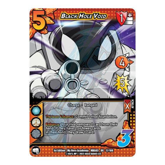 Black Hole Void (MHA3) #17/108 Uncommon UniVersus: My Hero Academia: Heroes Clash UniVersus: 2022