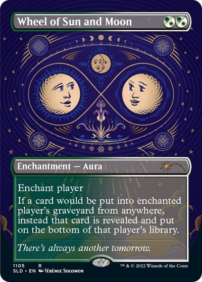 Wheel of Sun and Moon (Borderless) (SLD) #1105 Rare (Foil Near Mint) Secret Lair Drop Series Magic: The Gathering: 2026