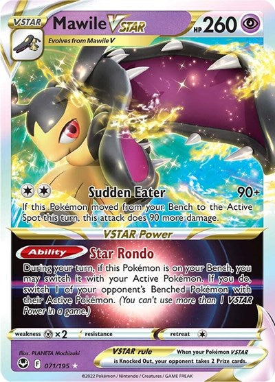 Mawile VSTAR (SWSH12) #071/195 Ultra Rare (Holofoil Near Mint) SWSH12: Silver Tempest Pokemon: 2022