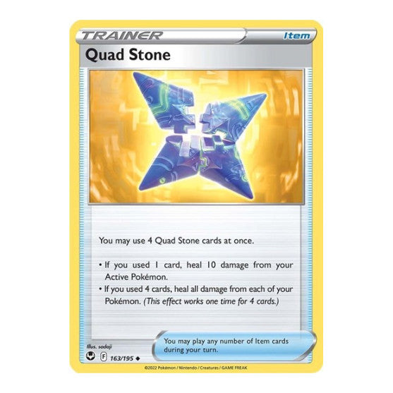 Quad Stone (SWSH12) #163/195 Uncommon (Moderately Played) SWSH12: Silver Tempest Pokemon: 2022