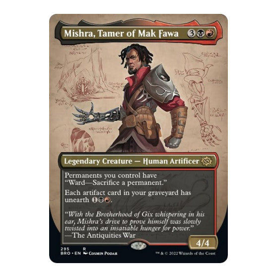 Mishra Tamer of Mak Fawa Borderless (BRO) #295 Rare The Brothers' War Magic: The Gathering: 2022