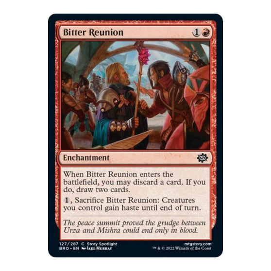 Bitter Reunion (BRO) #127 Common (Lightly Played) The Brothers' War Magic: The Gathering: 2022