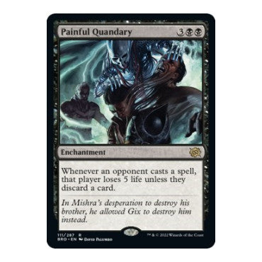 Painful Quandary (BRO) #111 Rare The Brothers' War Magic: The Gathering: 2022