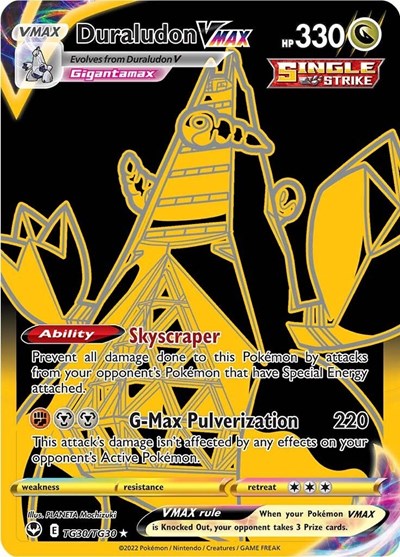 Duraludon VMAX (Secret) (SWSH12: TG) #TG30/TG30 Secret Rare (Holofoil Near Mint) SWSH12: Silver Tempest Trainer Gallery Pokemon: 2022