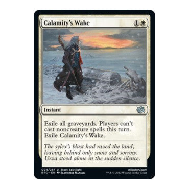 Calamitys Wake (BRO) #4 Uncommon (Lightly Played) The Brothers' War Magic: The Gathering: 2022