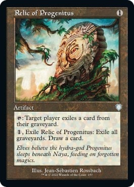 Relic of Progenitus Retro Frame (BRC) #157 Uncommon (Lightly Played) Commander: The Brothers' War Magic: The Gathering: 2022