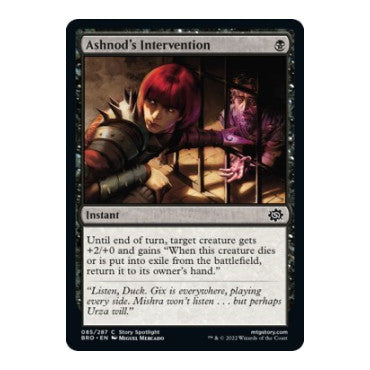 Ashnod's Intervention (BRO) #85 Common (Lightly Played) The Brothers' War Magic: The Gathering: 2022
