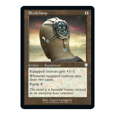 Skullclamp (Retro Frame) (BRC) #159 Uncommon (Lightly Played) Commander: The Brothers' War Magic: The Gathering: 2022