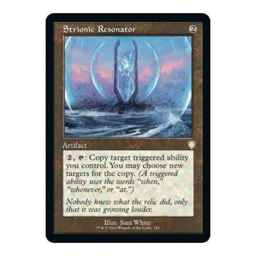 Strionic Resonator (Retro Frame) (BRC) #165 Rare (Lightly Played) Commander: The Brothers' War Magic: The Gathering: 2022