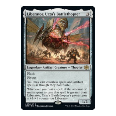 Liberator, Urza's Battlethopter (BRO) #237 Rare (Lightly Played) The Brothers' War Magic: The Gathering: 2022