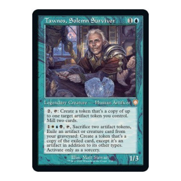 Tawnos Solemn Survivor Retro Frame (BRC) #3 Mythic Rare (Lightly Played) Commander: The Brothers' War Magic: The Gathering: 2022