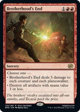 Brotherhoods End (BRO) #128 Rare The Brothers' War Magic: The Gathering: 2022