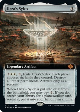 Urzas Sylex Extended Art (BRO) #312 Mythic Rare (Lightly Played) The Brothers' War Magic: The Gathering: 2022