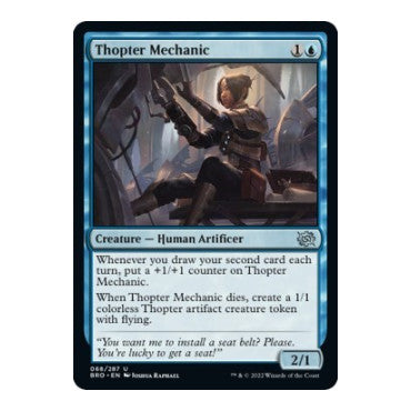 Thopter Mechanic (BRO) #68 Uncommon The Brothers' War Magic: The Gathering: 2022