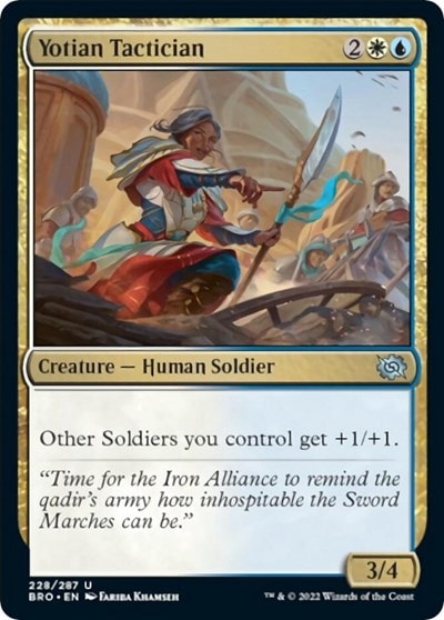 Yotian Tactician (BRO) #228 Uncommon (Lightly Played) The Brothers' War Magic: The Gathering: 2022