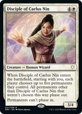 Disciple of Caelus Nin (BRC) #21 Rare (Lightly Played) Commander: The Brothers' War Magic: The Gathering: 2022