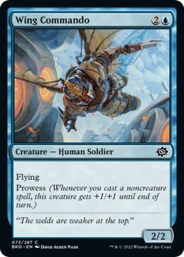 Wing Commando (BRO) #73 Common (Lightly Played) The Brothers' War Magic: The Gathering: 2022